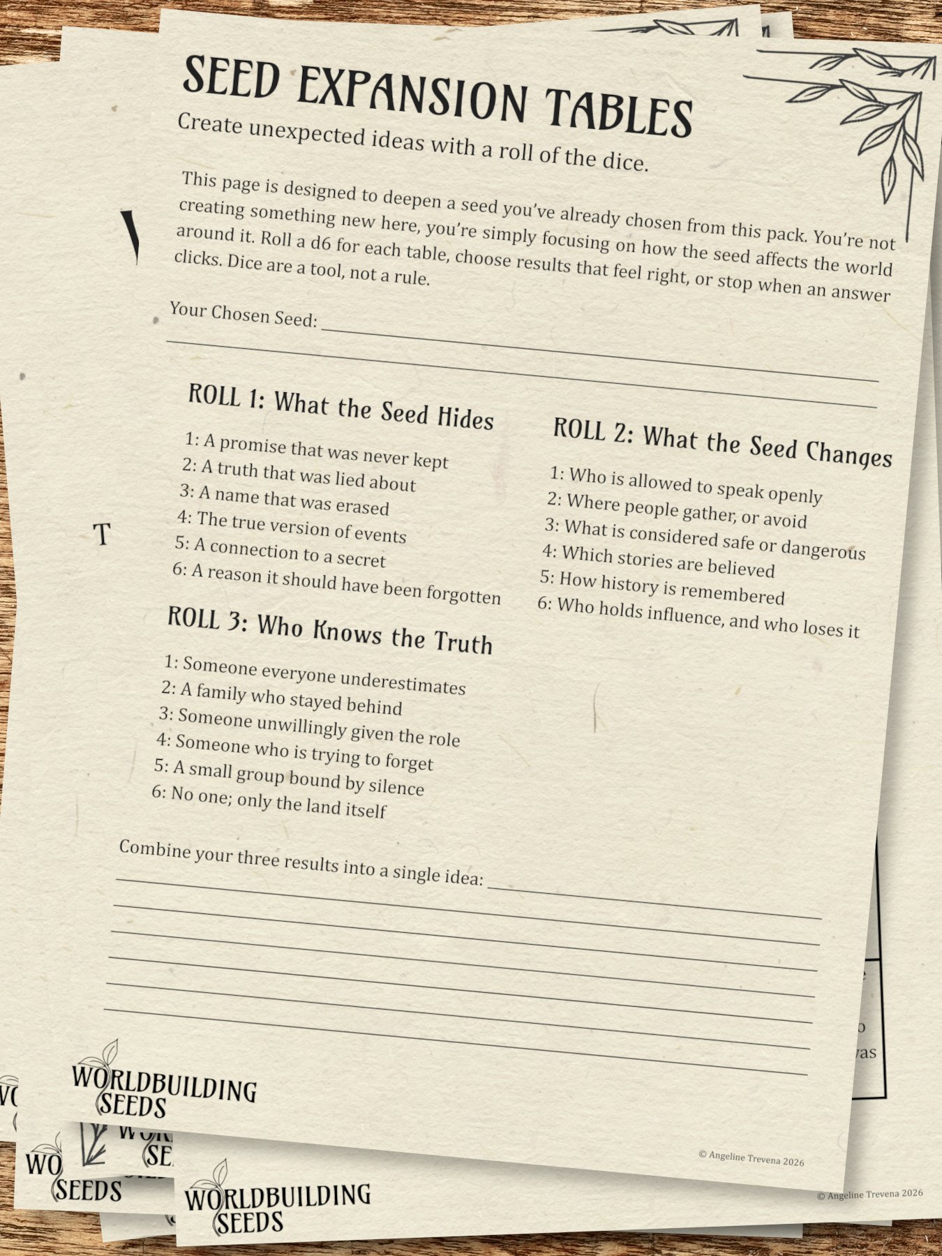 The Worldbuilding Seeds Folklore Pack product image (3)