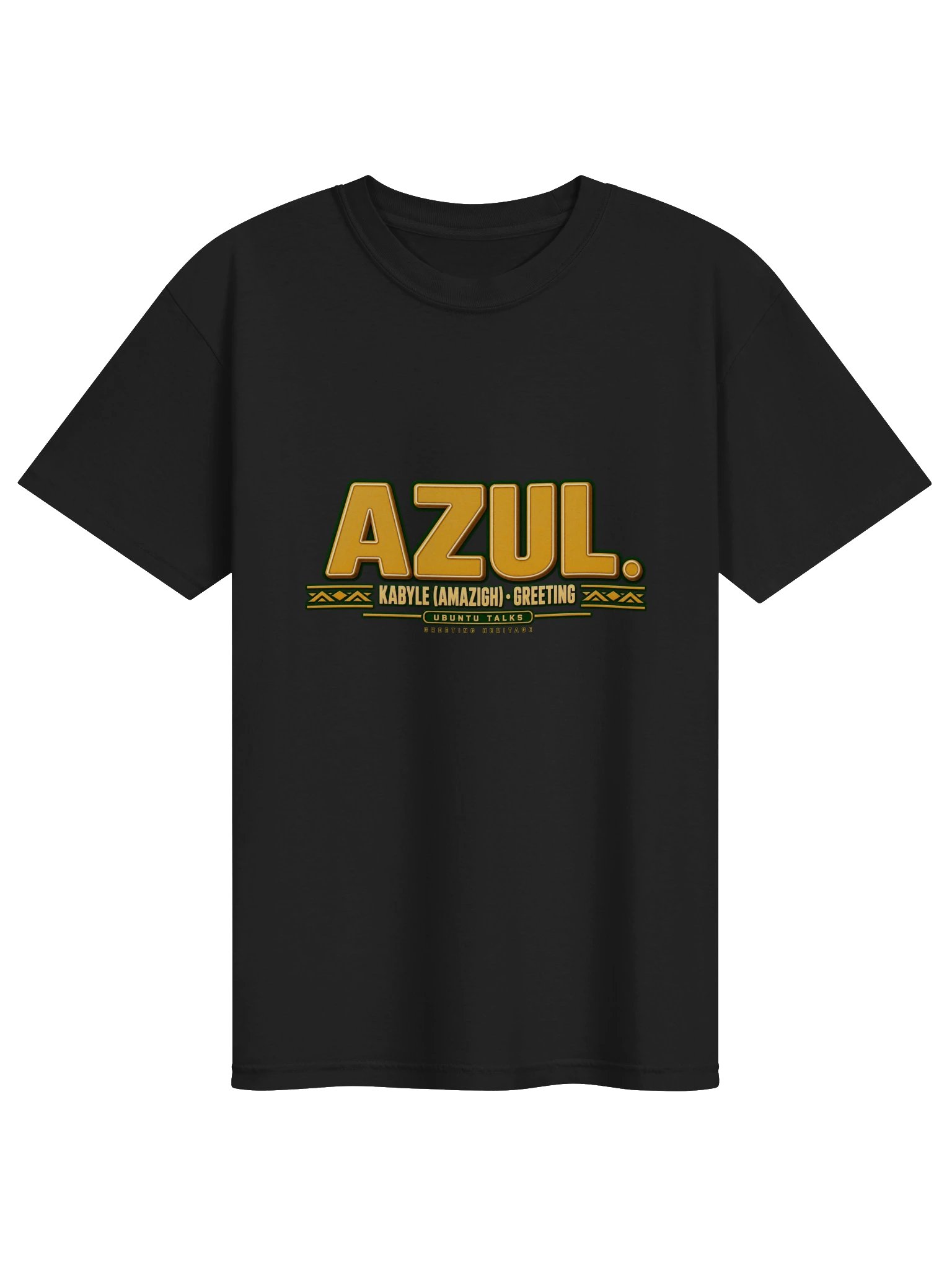 Greeting Heritage — AZUL | Kabyle (Amazigh) Heavyweight Tee product image (1)