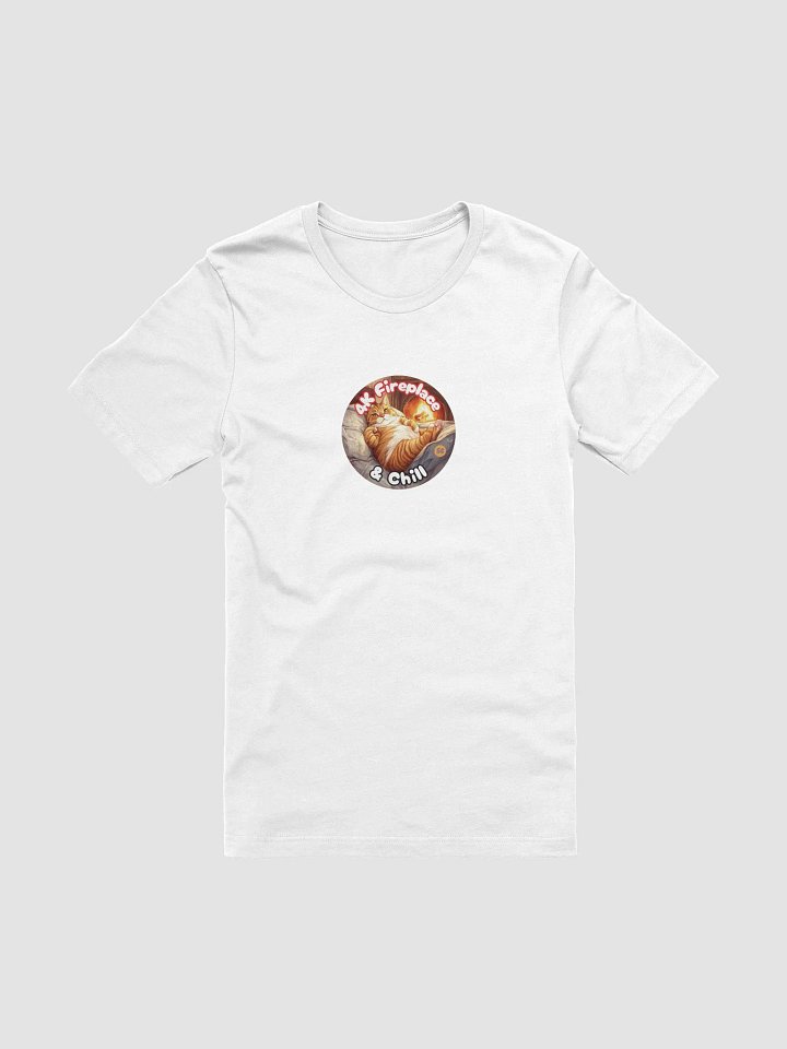 Cozy Cat - 4K Fireplace & Chill | Tee product image (2)