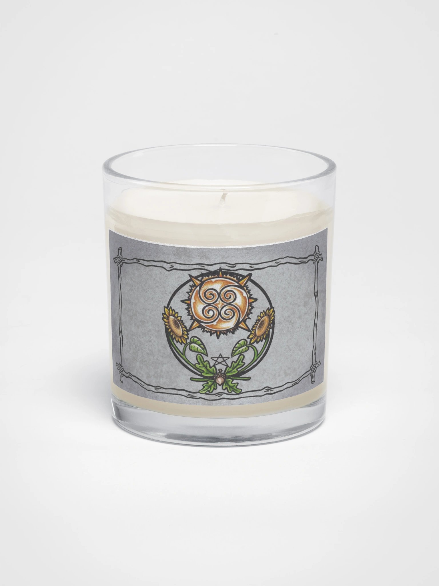 Midsummer, Summer Solstice Unscented Soy Candle With Cotton Wick product image (2)