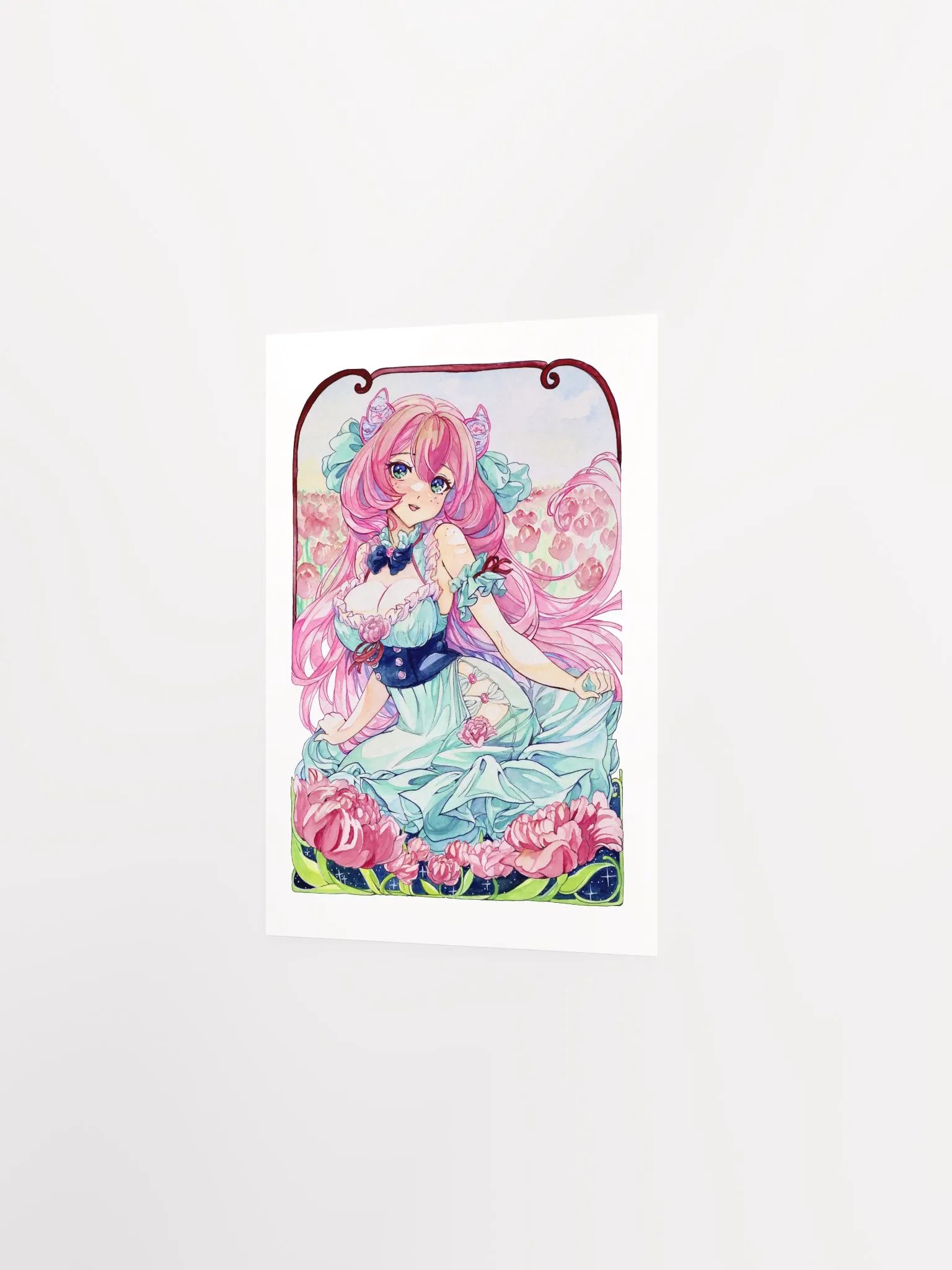 Oki in Tulips Print product image (2)