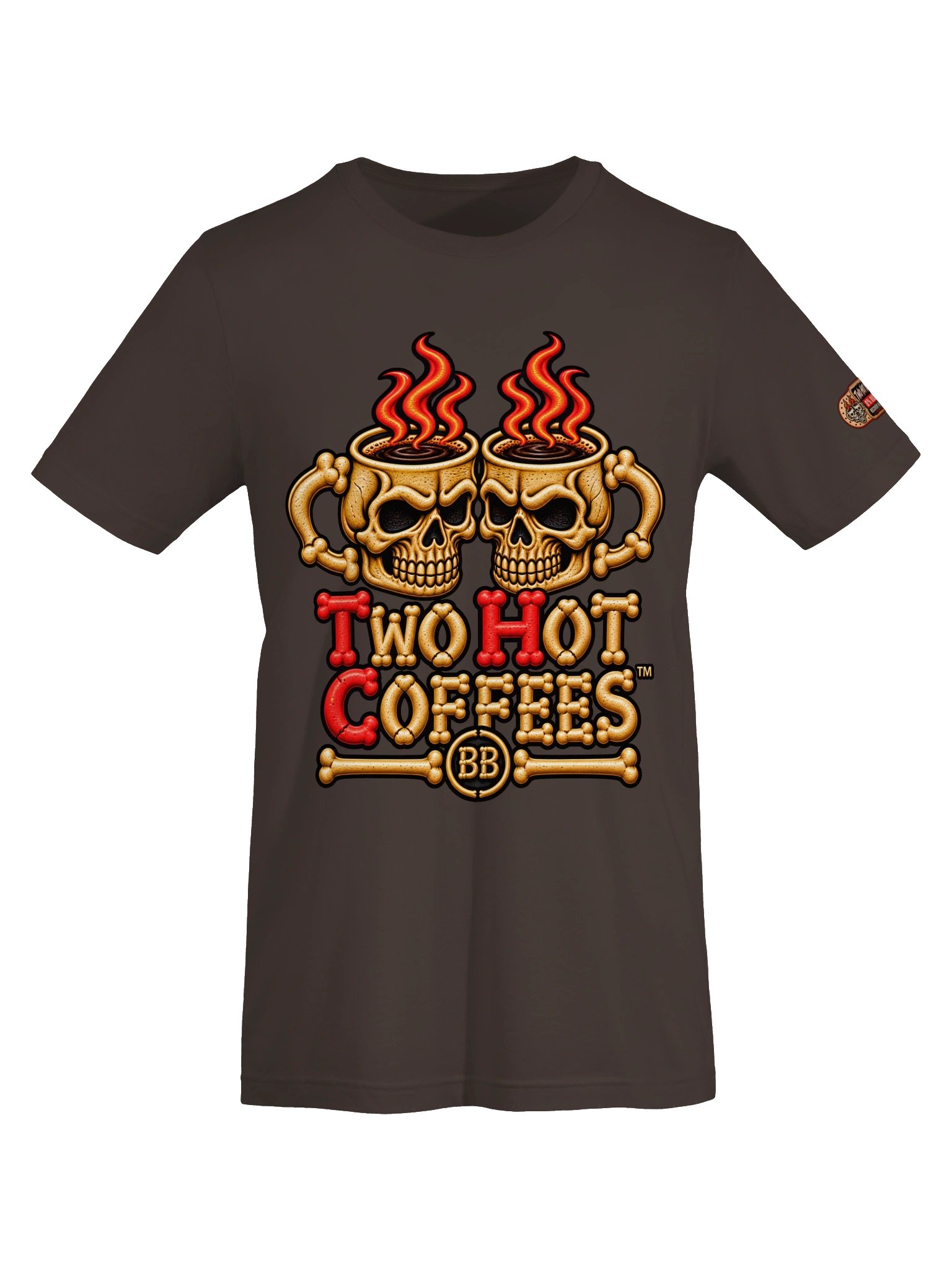 TWO HOT COFFEES™ — WHEN “IT’S FINE” NEEDS BACKUP — TEE product image (35)