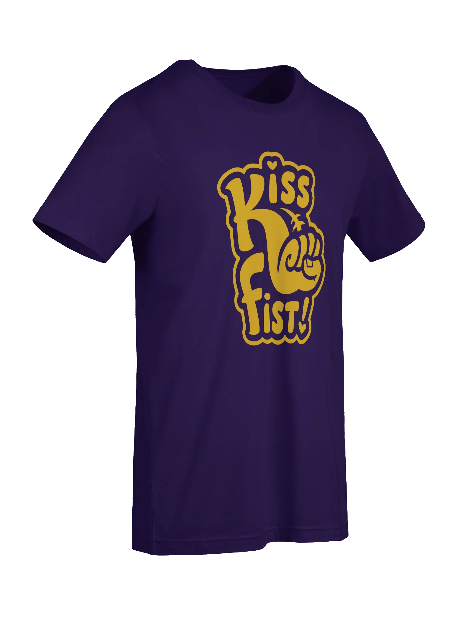 Kiss Fist Yellow Graphic Tee product image (7)