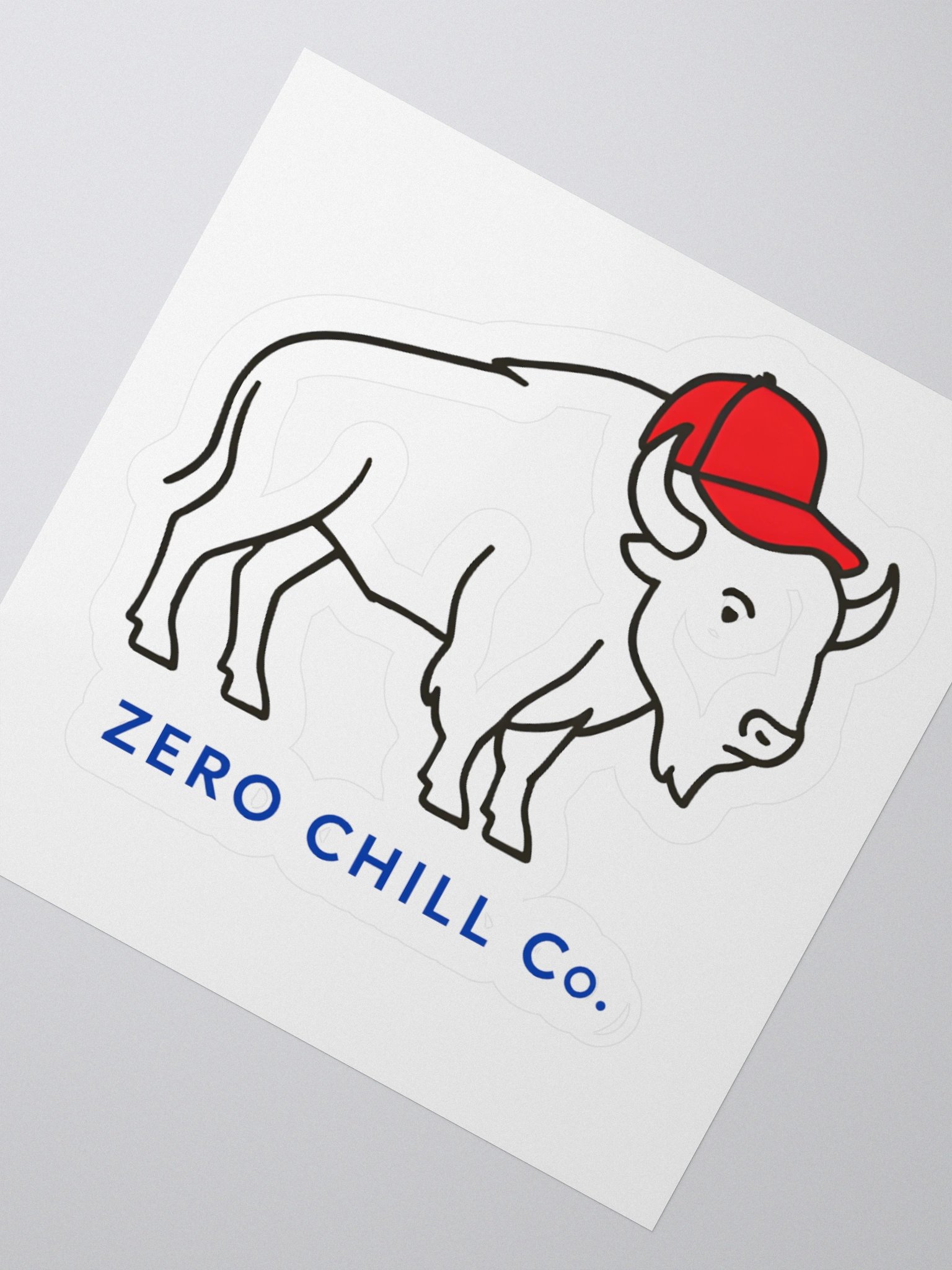 Zero Chill Buffalo Kiss Cut Stickers product image (4)
