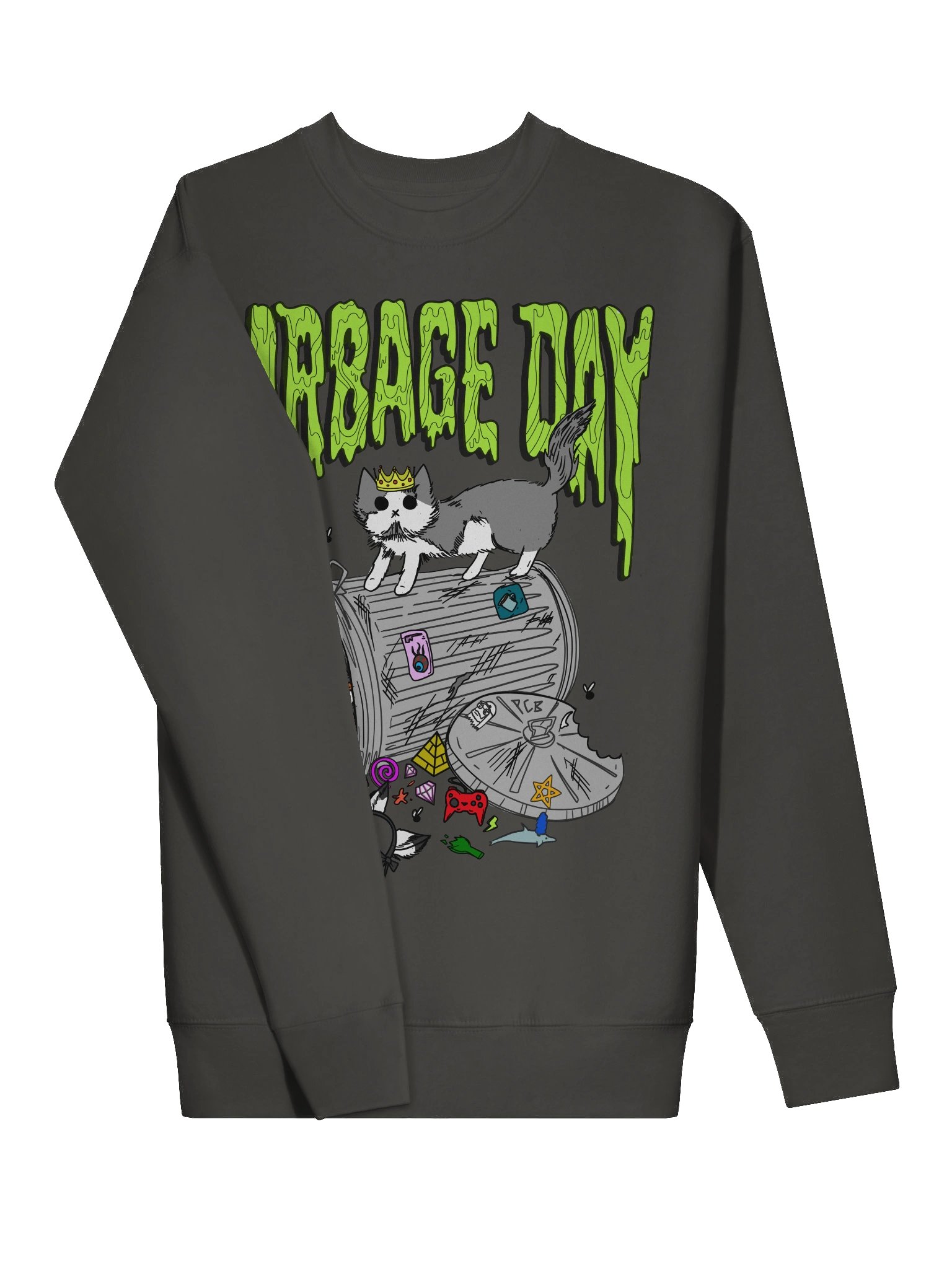 garbage day crew neck sweater product image (3)