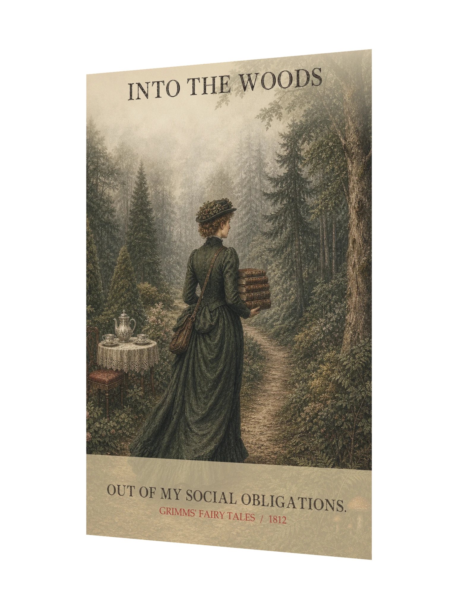 Into Woods Out Social Obligations -- Grimms Fairy Tales Art Print product image (11)
