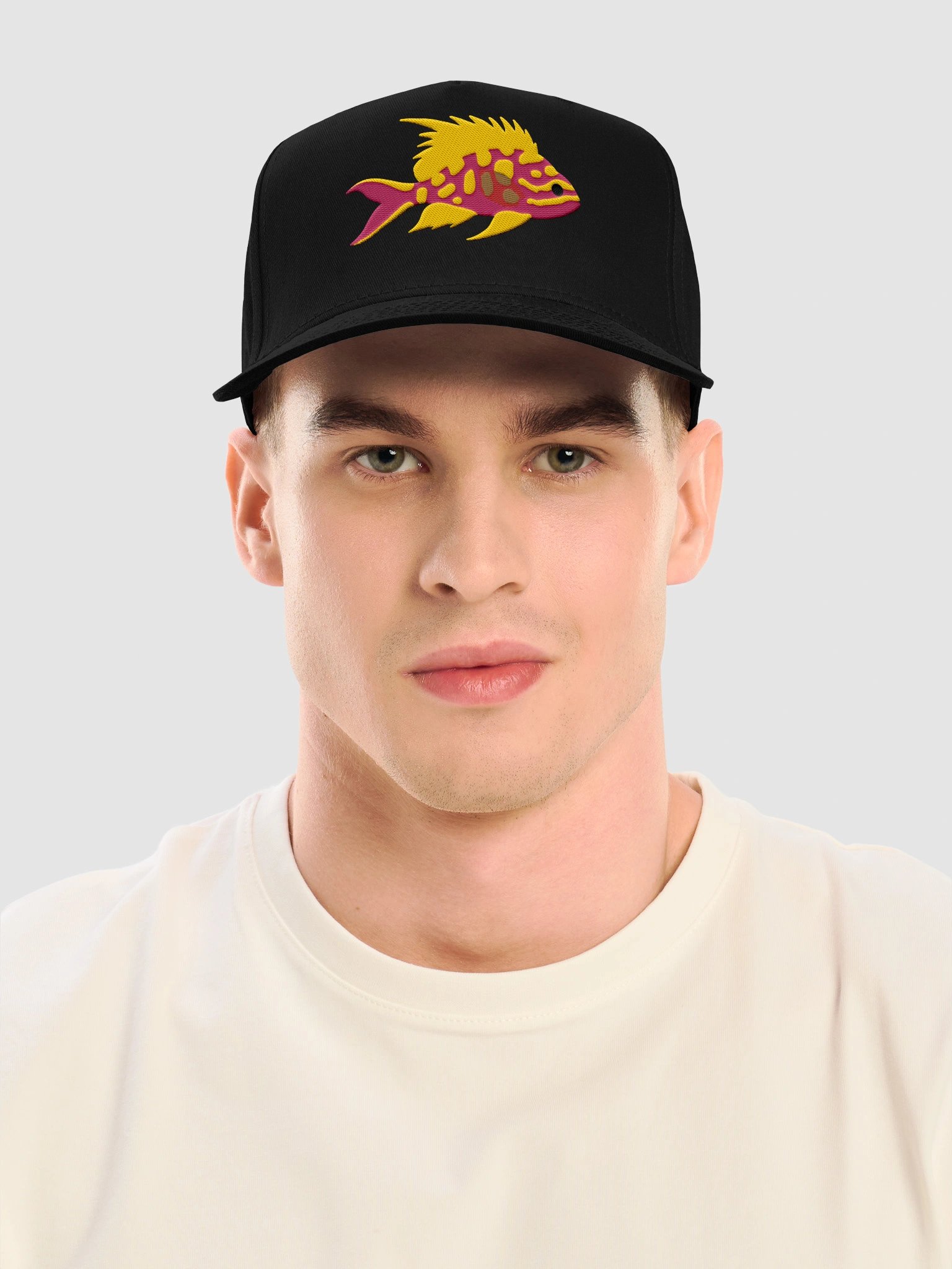 Borbonius Anthias Embroidered Mid-Profile Baseball Cap | Saltwater Reef Aquarium Fish Hat product image (2)