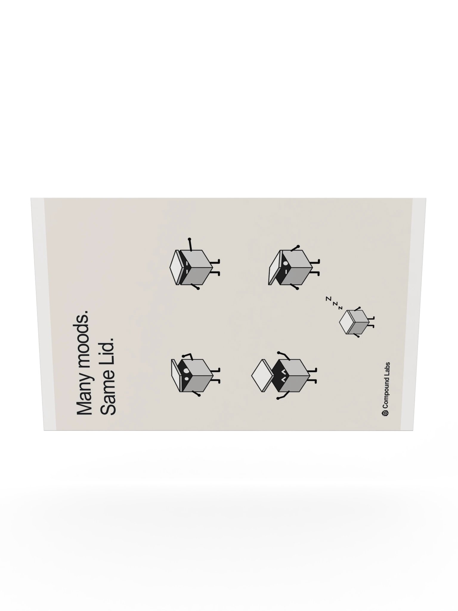 Many moods. Same Lid. — poster product image (10)