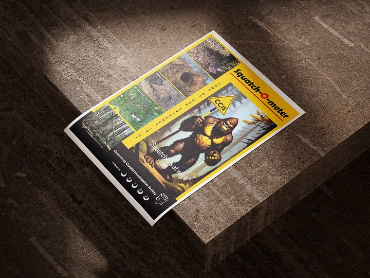 CCIS | CT Cryptids | Squatch-O-Meter Poster product image (1)