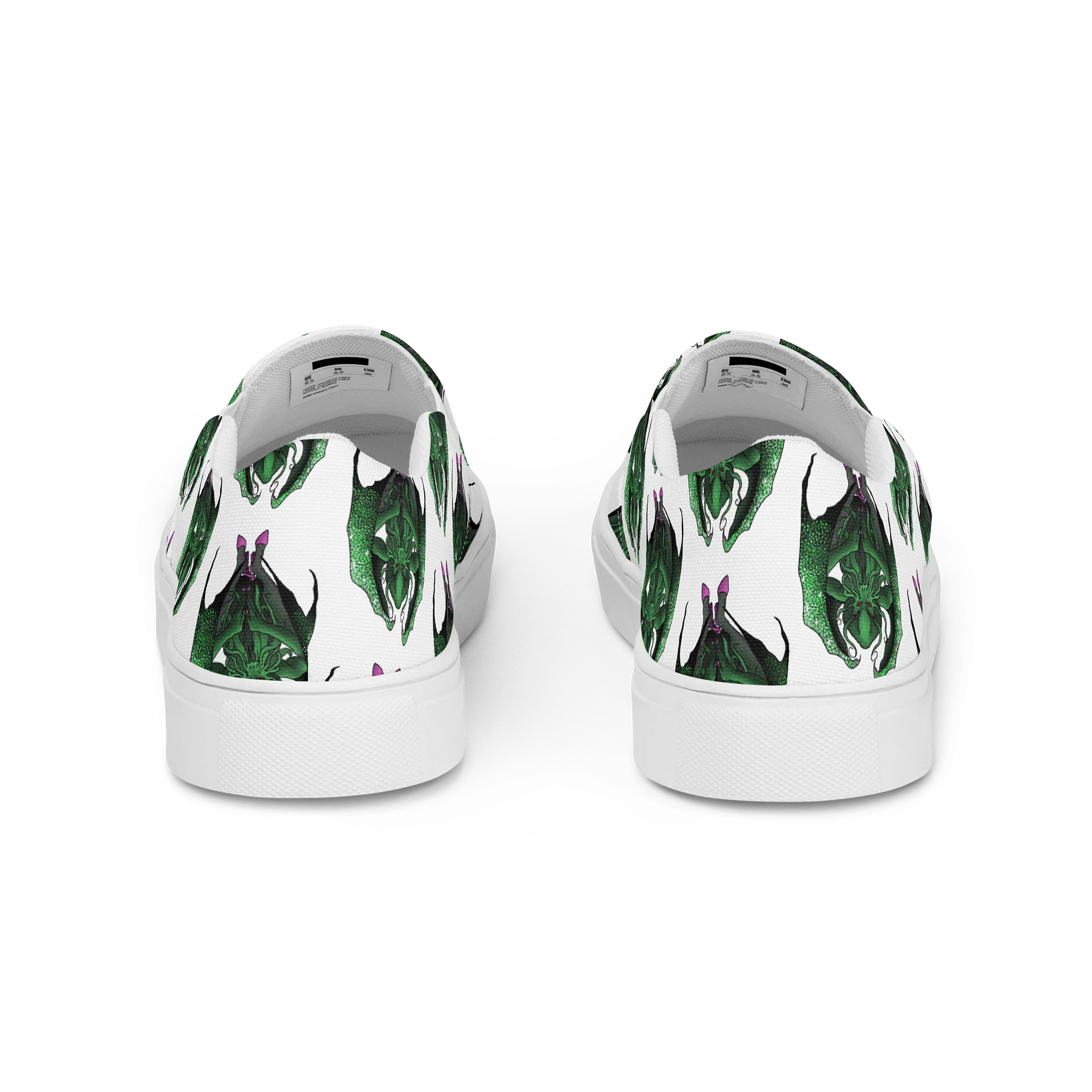 Burlesque Chutulu Pattern Slip-On Canvas Shoes product image (10)