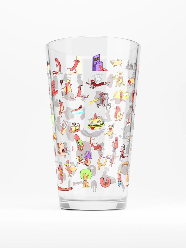 100 Hot Dog Pint Glass product image (2)