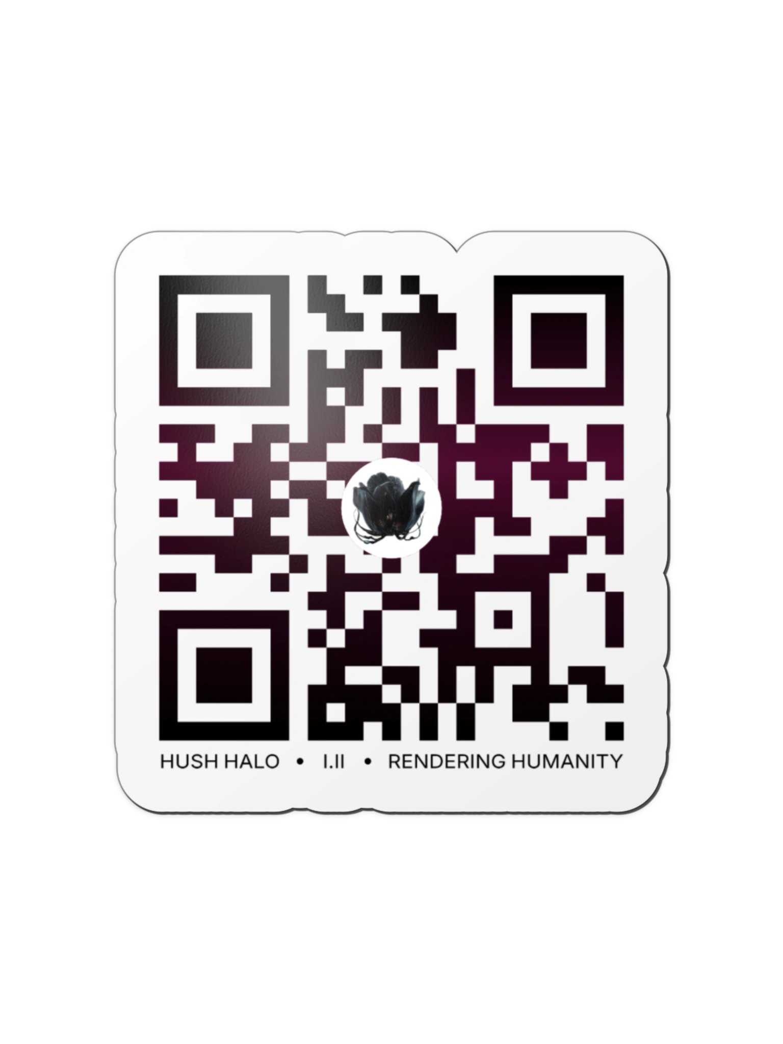 Rendering Humanity, QR MAGNET + Daily Poetry Experience [AUDIO] product image (1)