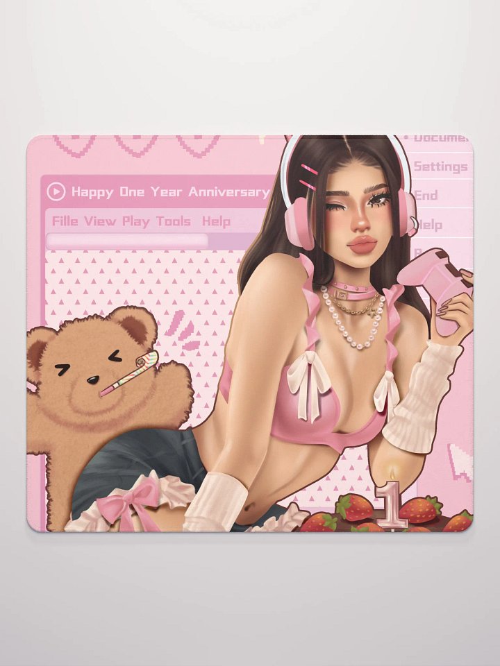 One year anniversary Gaming mouse pad <3 product image (2)