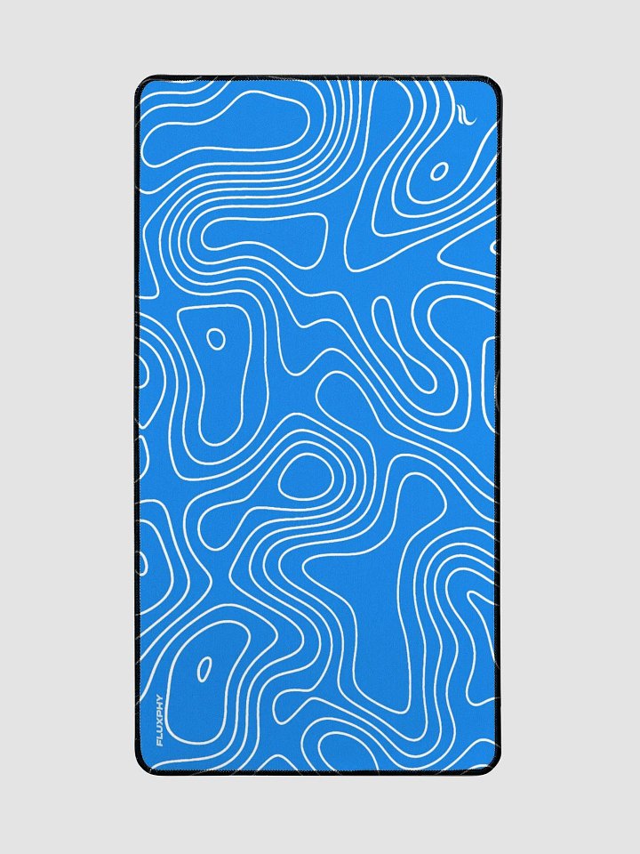 Light Blue Topography Mousepad by Fluxphy product image (2)