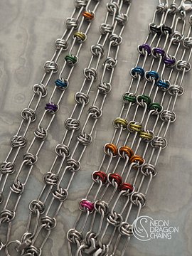 Crow Chain Set, Bracelet + Necklace