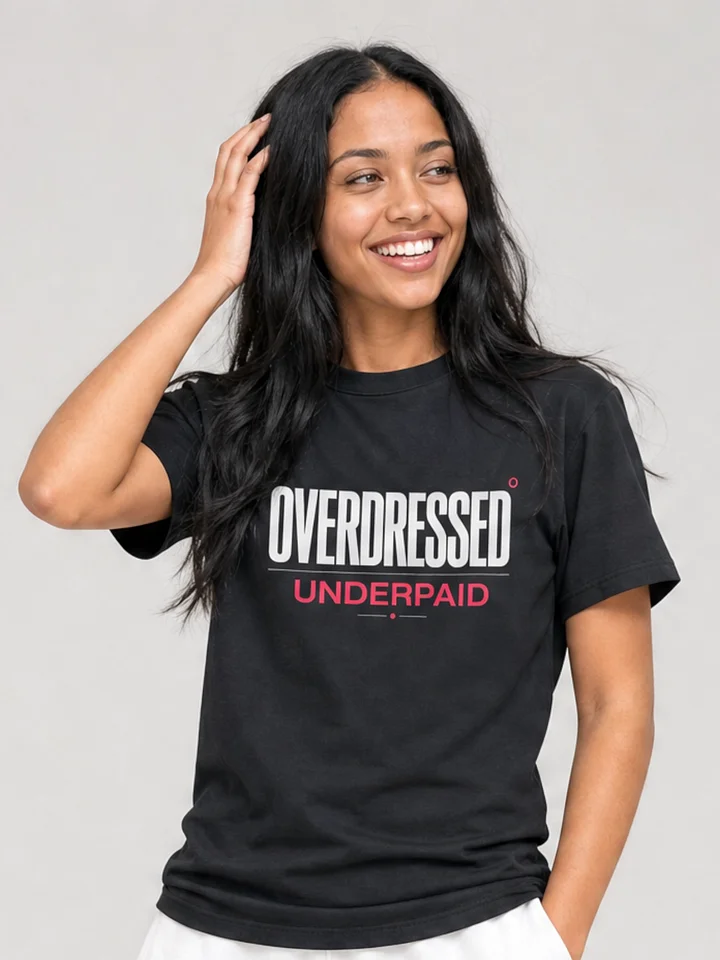 Overdressed Underpaid Graphic T-Shirt product image (2)