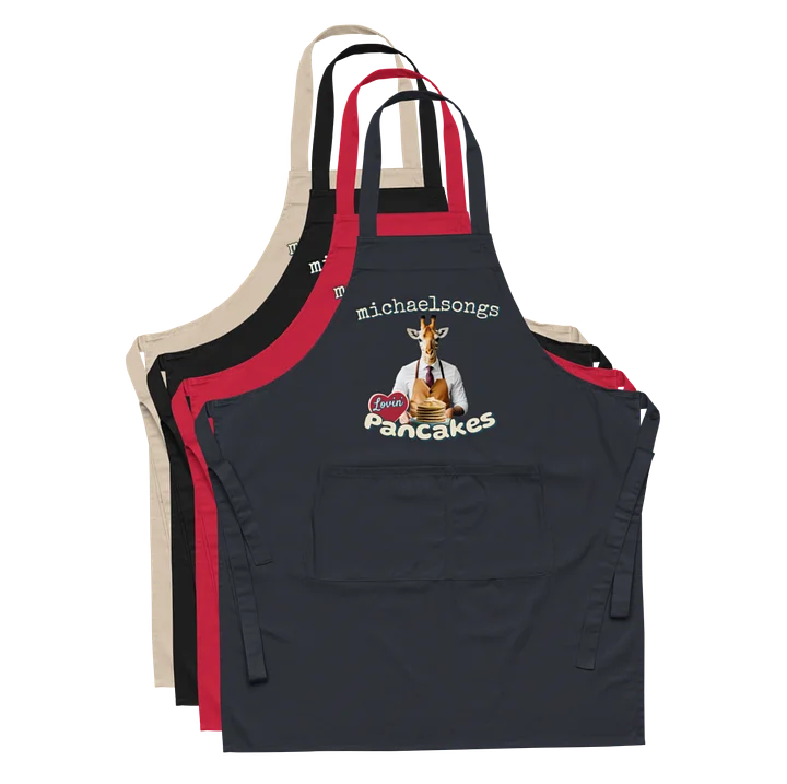 organic apron with Lovin' Pancakes logo product image (1)