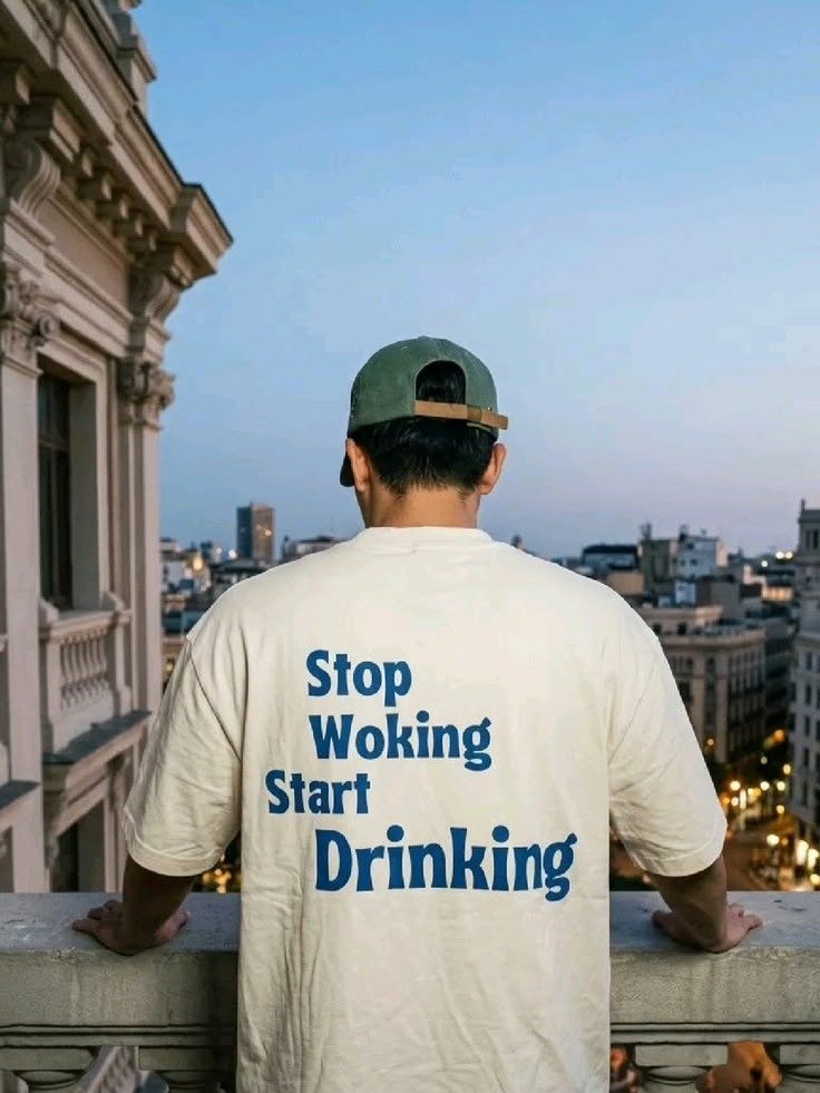Stop Woking, Start Drinking Tee product image (2)