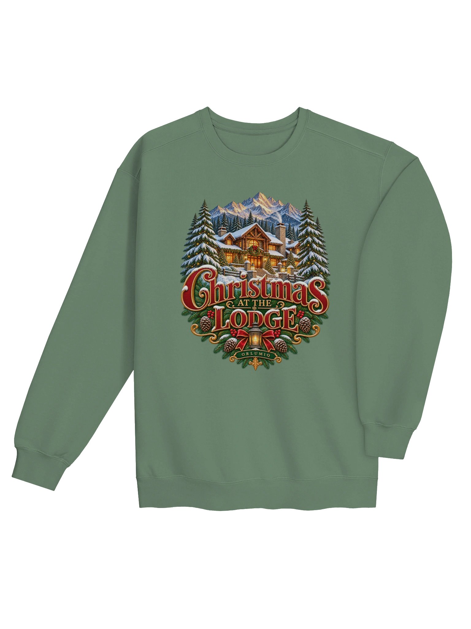 Christmas at the Lodge Vintage Holiday Crewneck product image (4)