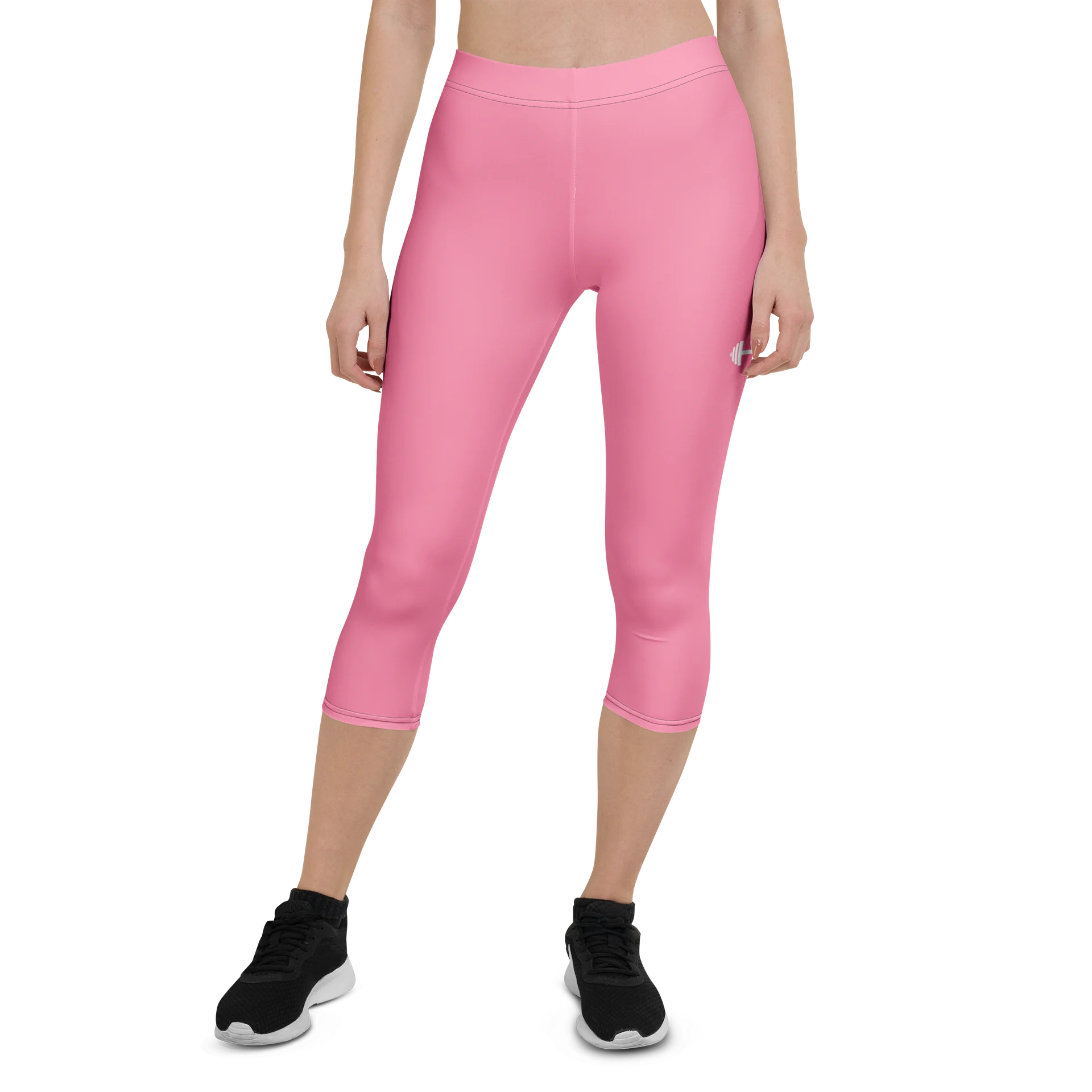 His House Womens Performance Crop Leggings - Pink product image (1)