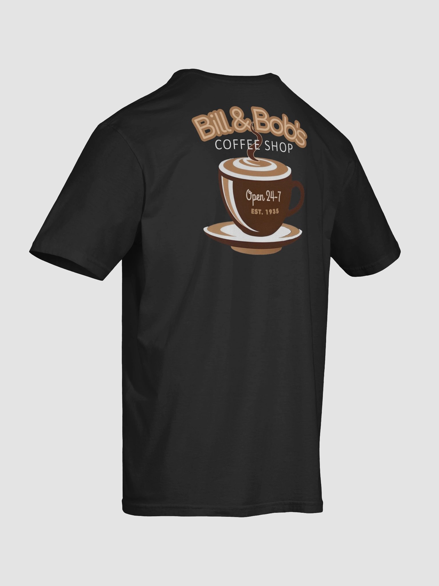 Bill & Bob's Coffee Shop Open 24/7 Est 1935 | Recovery T-Shirt Inspiring Sobriety product image (8)