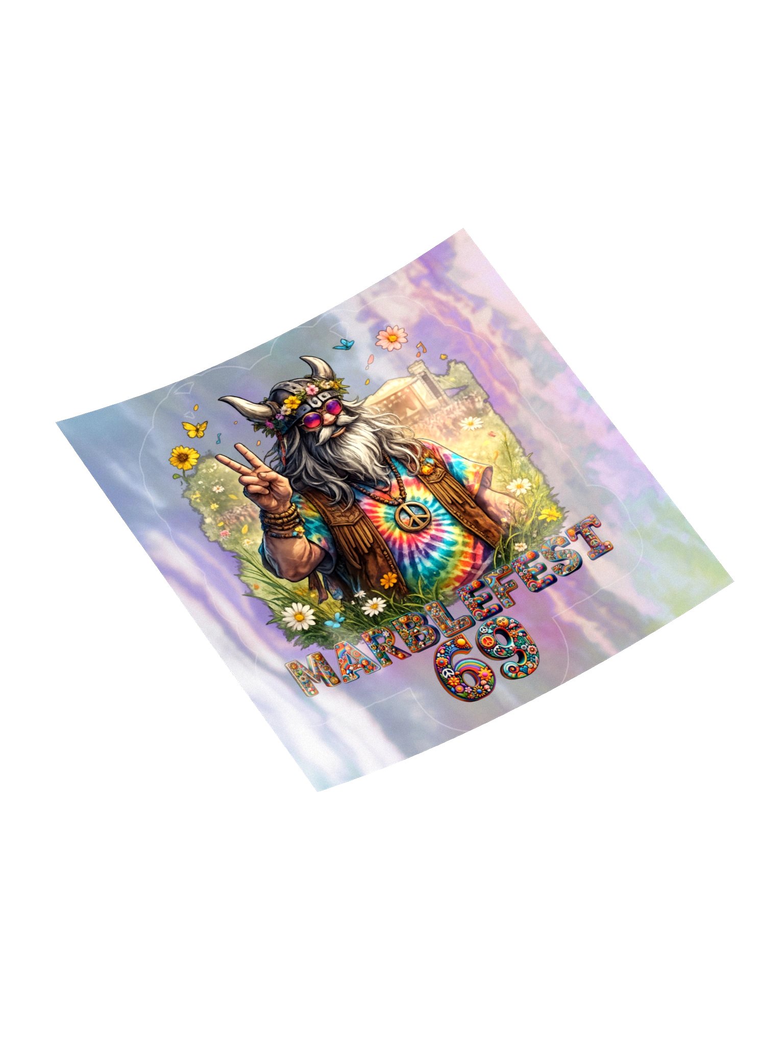 Axeh0le Marblefest 69 Holographic Sticker product image (4)