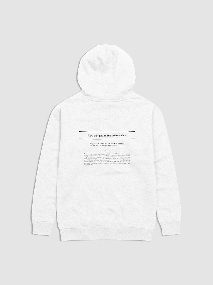 Zero-shot Text-to-Image Generation Hoodie product image (2)