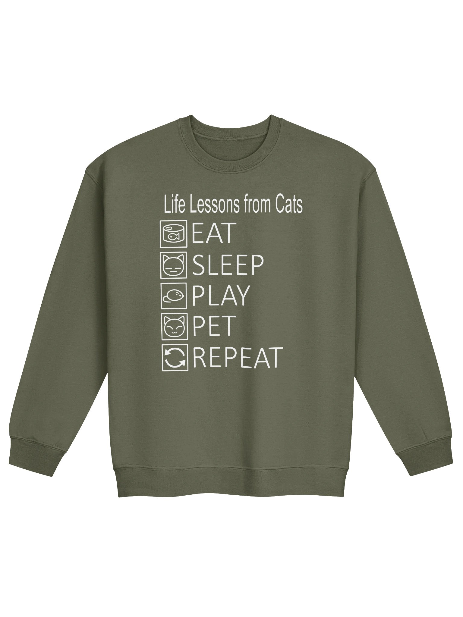 Life Lessons from Cats - Unisex Adult Sweatshirt product image (1)