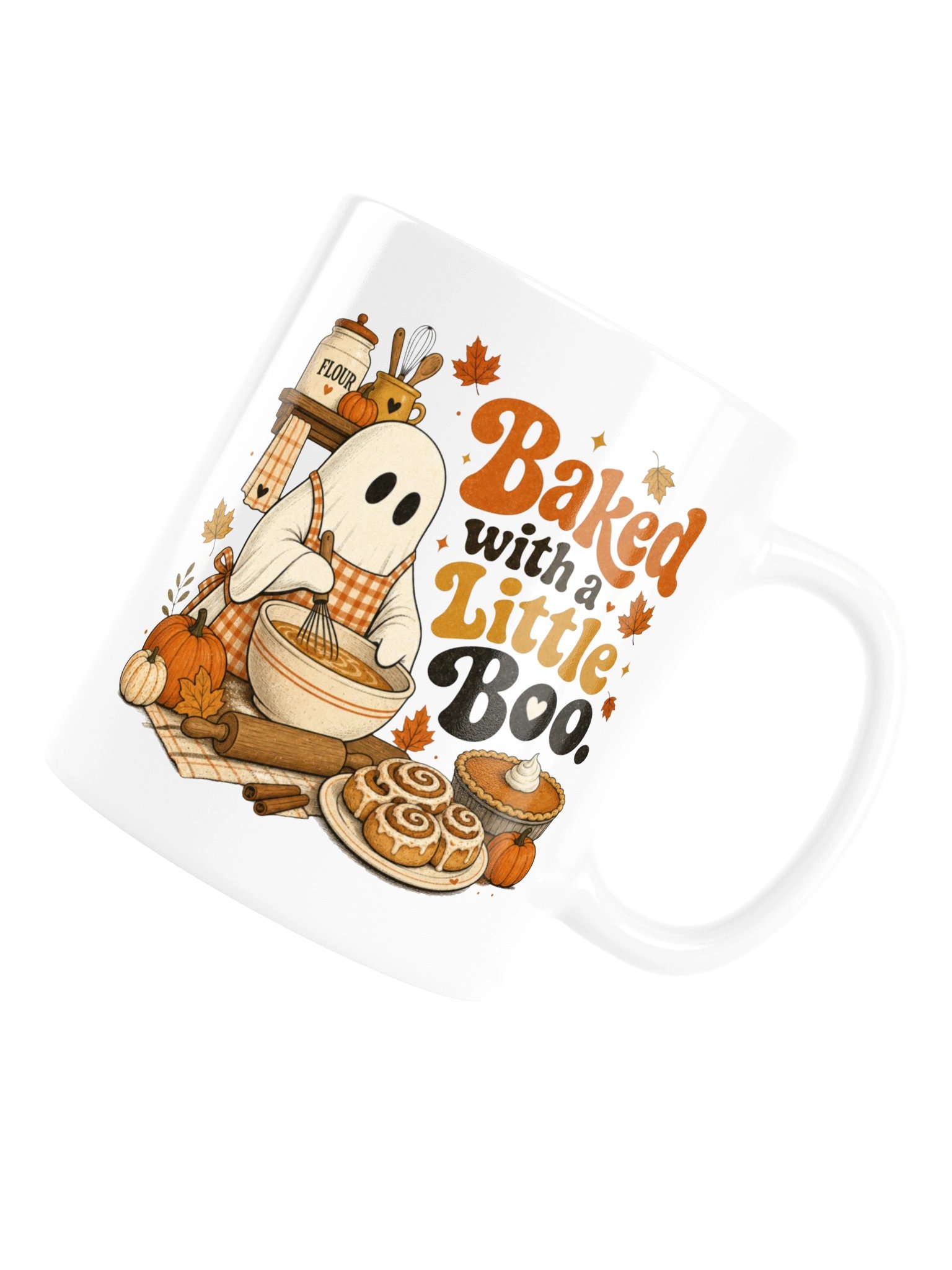 Baked with a Little Boo Halloween Mug product image (17)