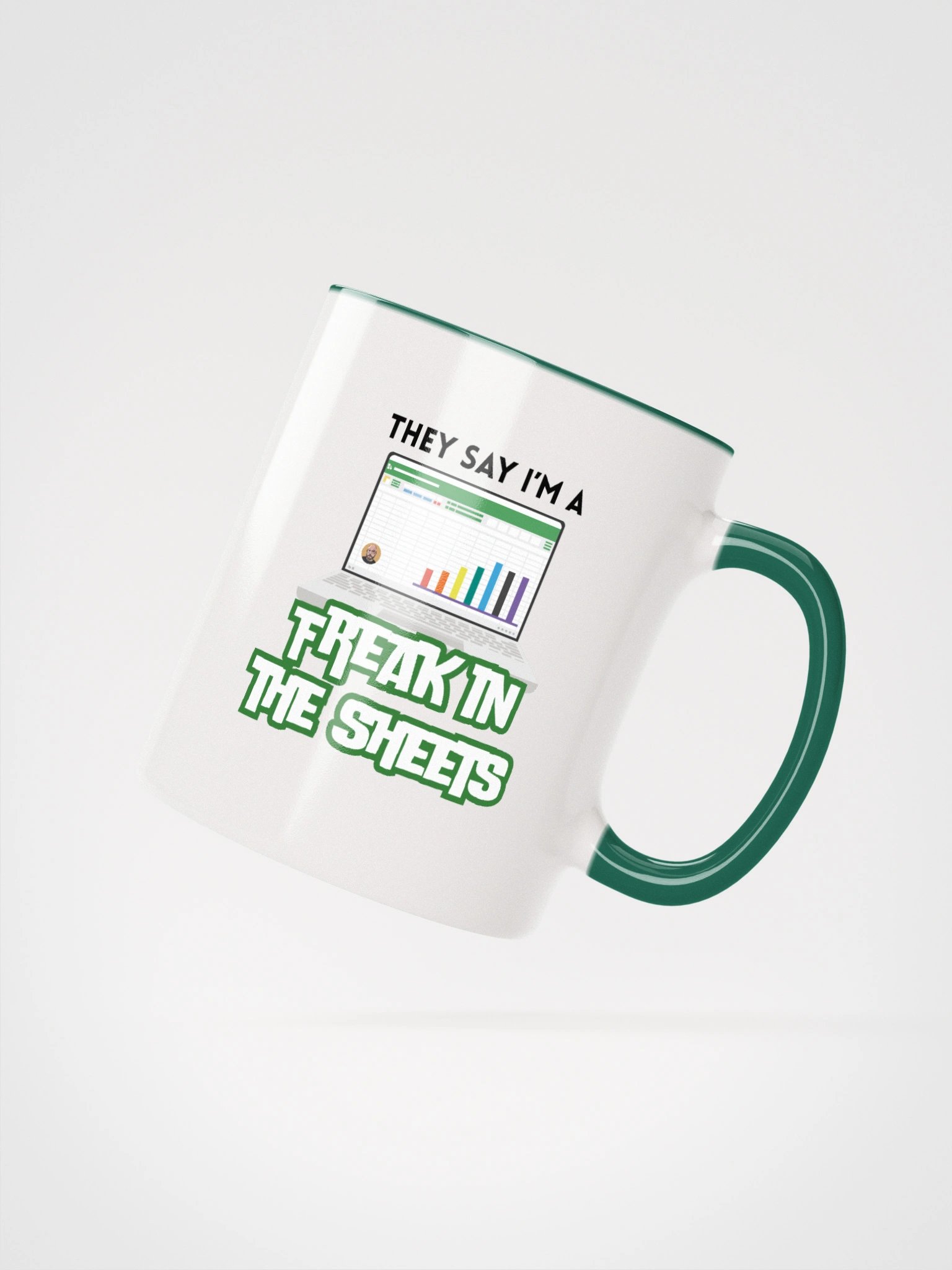 "Freak in the (Spread) Sheets" Mug product image (1)
