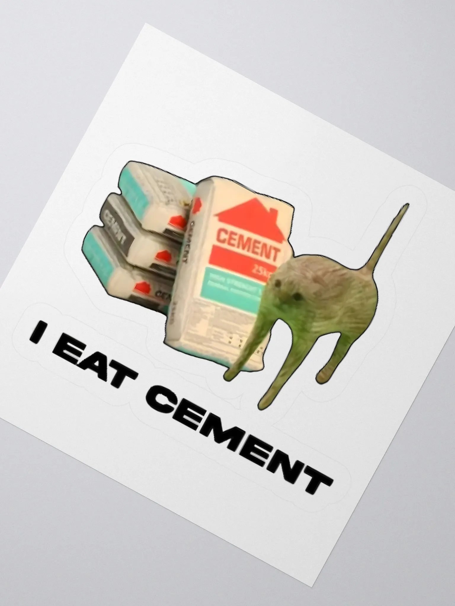 I Eat Cement Sticker product image (2)