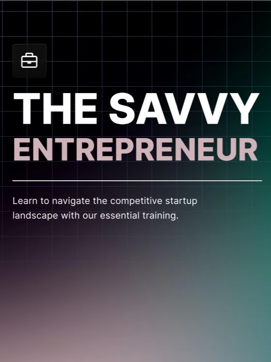 The Savvy Entrepreneur product image (1)