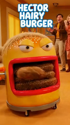 666 Toys | Hector Hairy Burger | #toyparody #weirdhumor #viralreels #offbeathumor #funnyclips