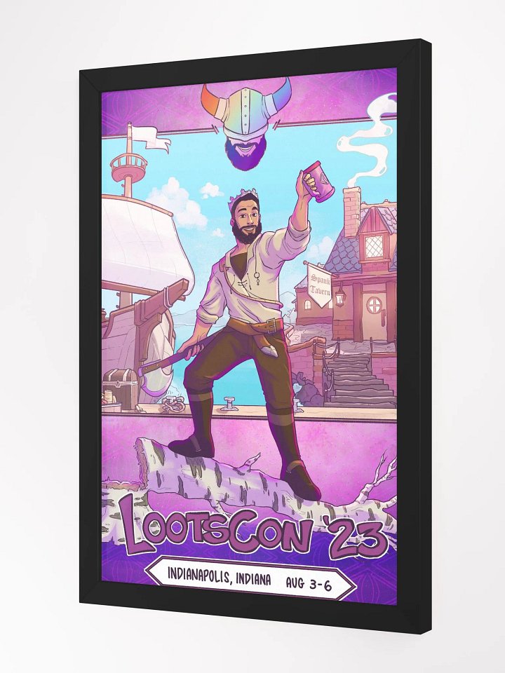 Framed LootsCon 2023 Art Print product image (2)