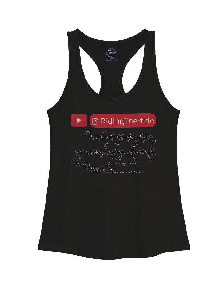 Riding the -tide Classic Racerback Tank Top (Women's/Black) product image (1)