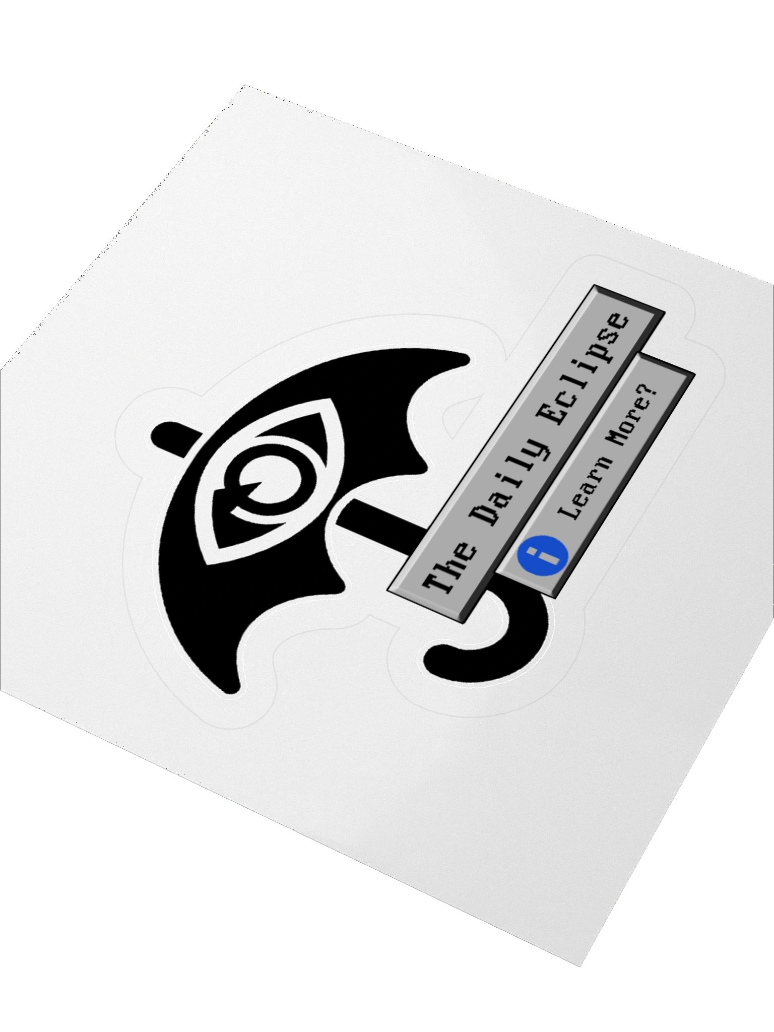 The Daily Eclipse Logo Sticker product image (3)