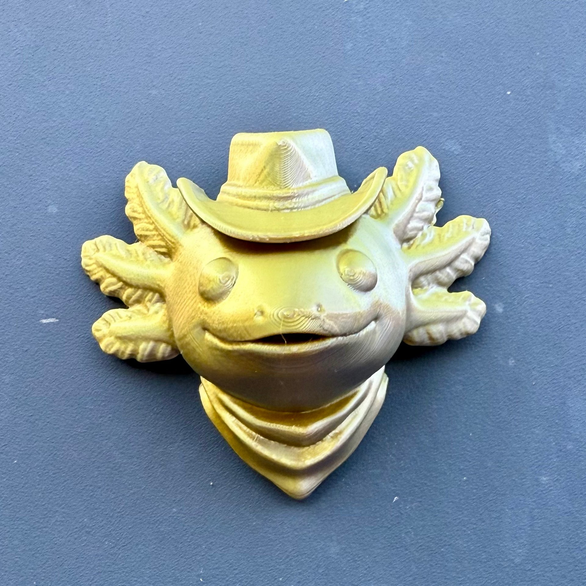 Axolotl Magnet (Gold & Silver) product image (1)