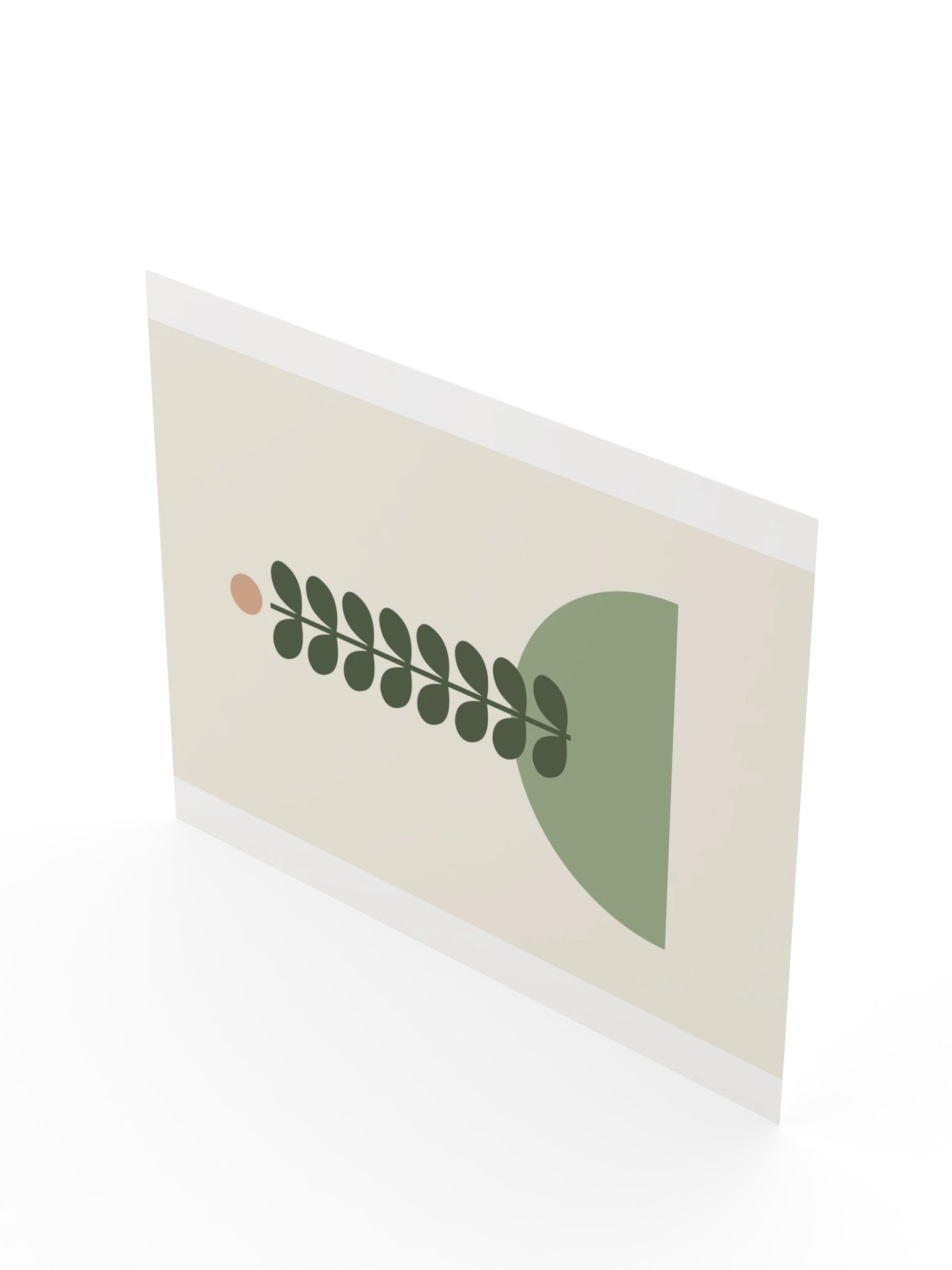 Minimalist Plant Stem Print | Sage Bathroom Wall Art product image (10)