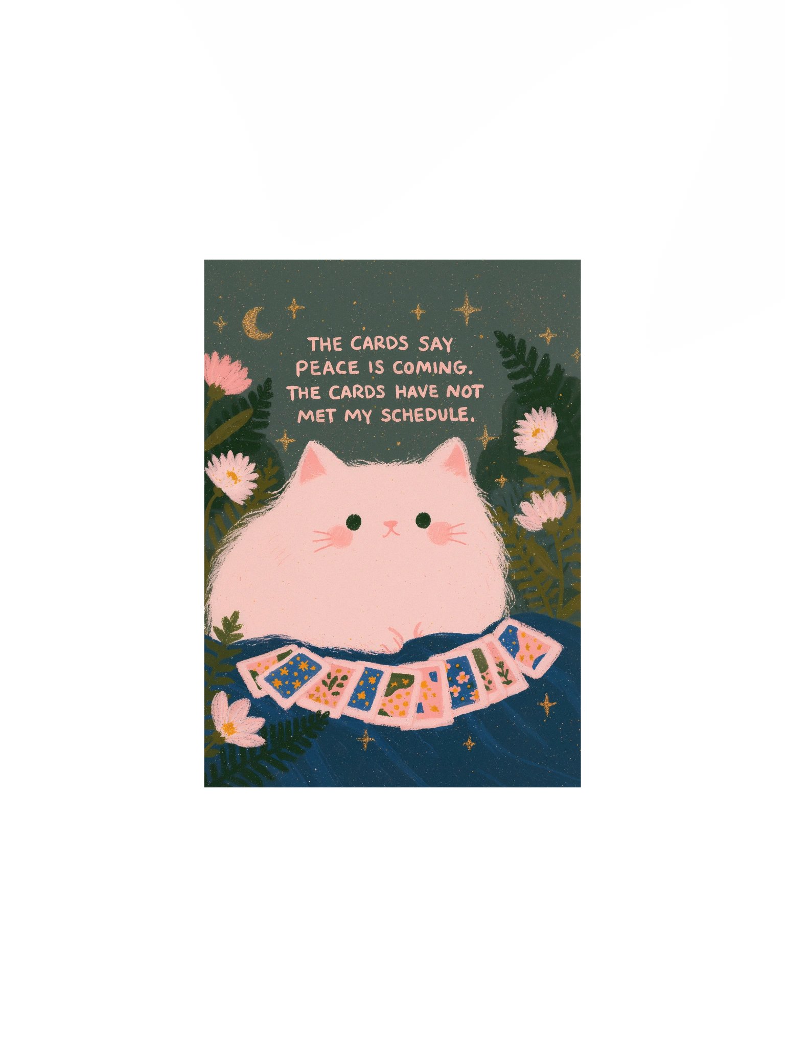 Peace Is Coming Cat Tarot Poster product image (1)