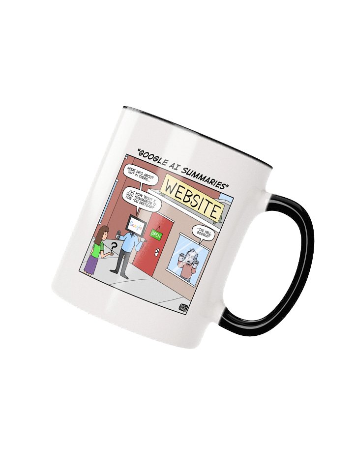 "Google AI summaries" mug product image (3)