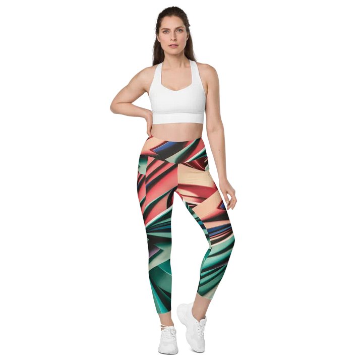 TDS Music Leggings with Pockets in Abstract Geometric Print (2XS-6XL) product image (1)