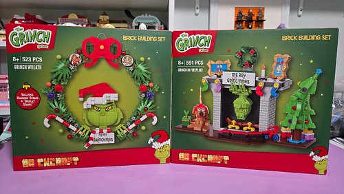 Look what I have to build for Grinchmas 👀💚