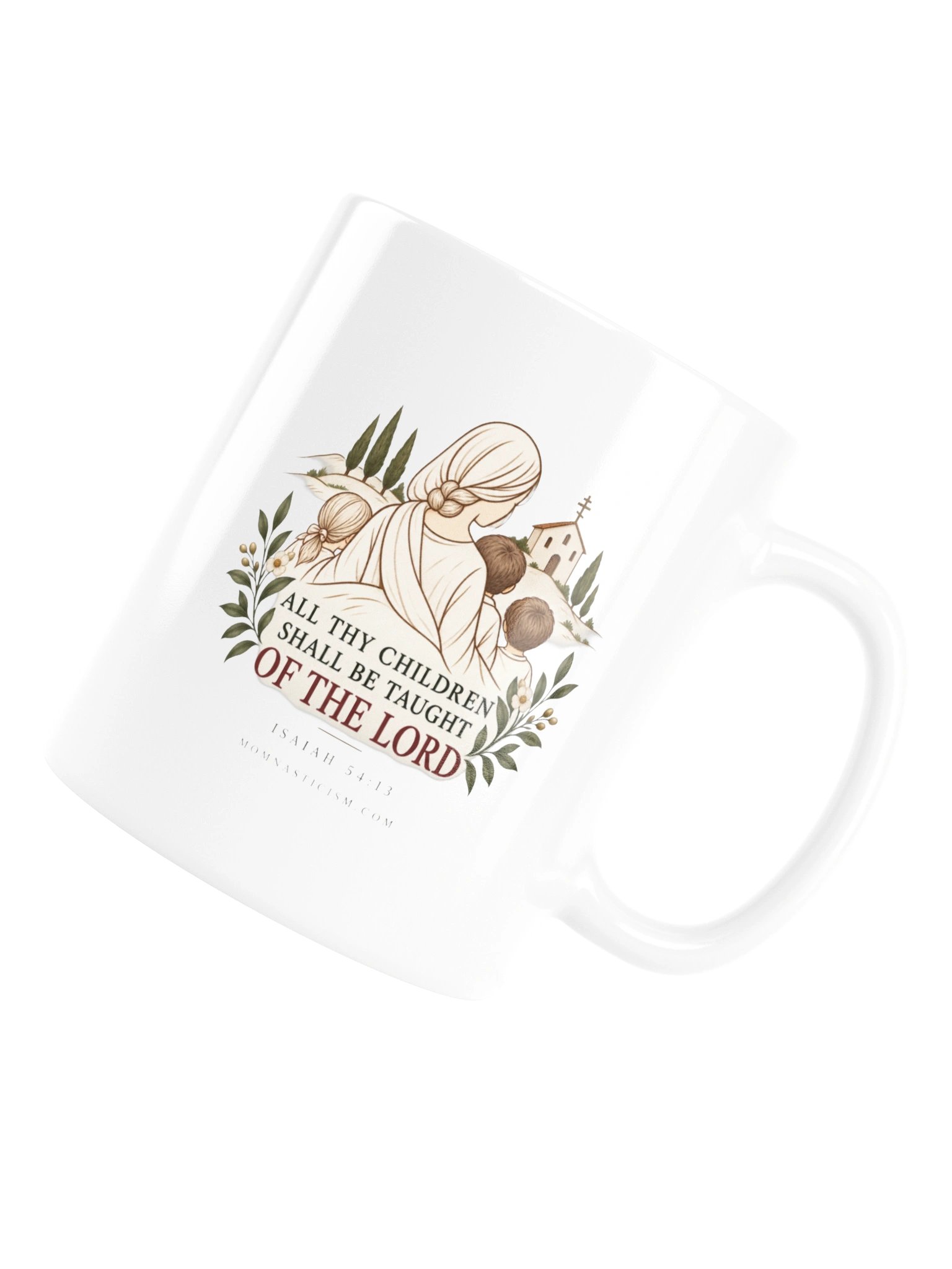 Taught of the Lord | Motherhood Scripture Mug product image (18)