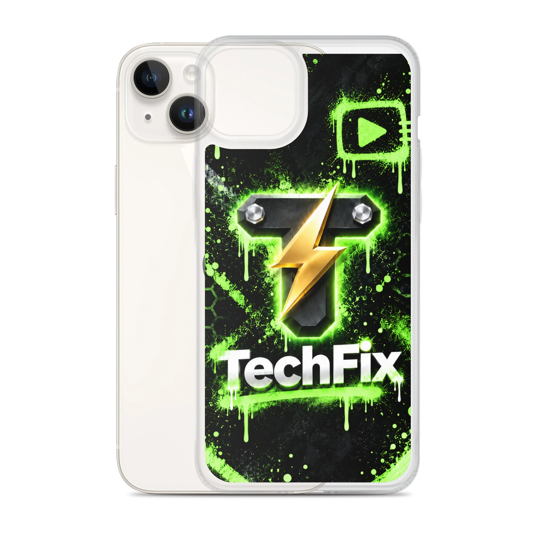 TechFix Neon Circuit iPhone Case product image (17)