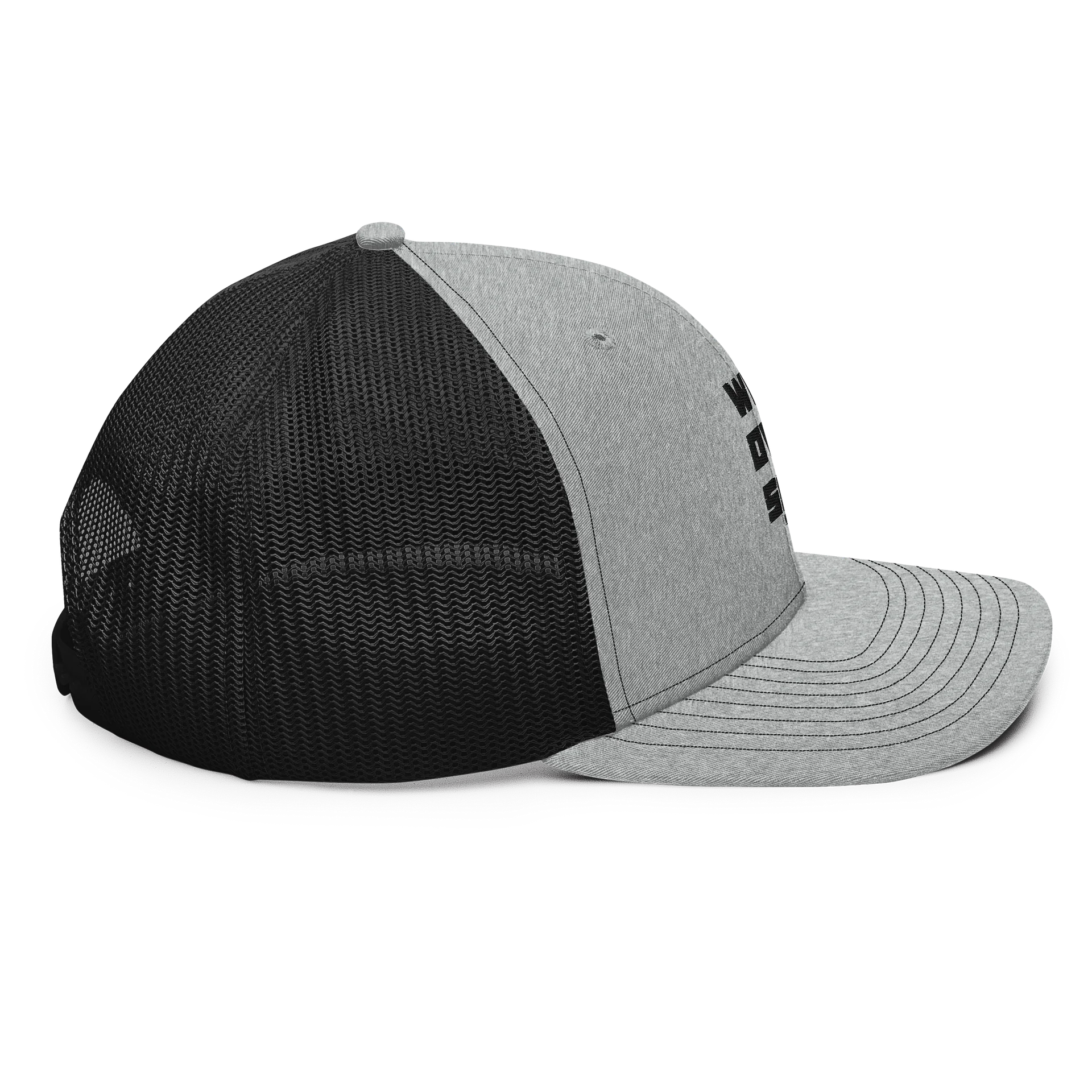 WeOwtsyd Trucker Hat - Alt Grey Black product image (5)
