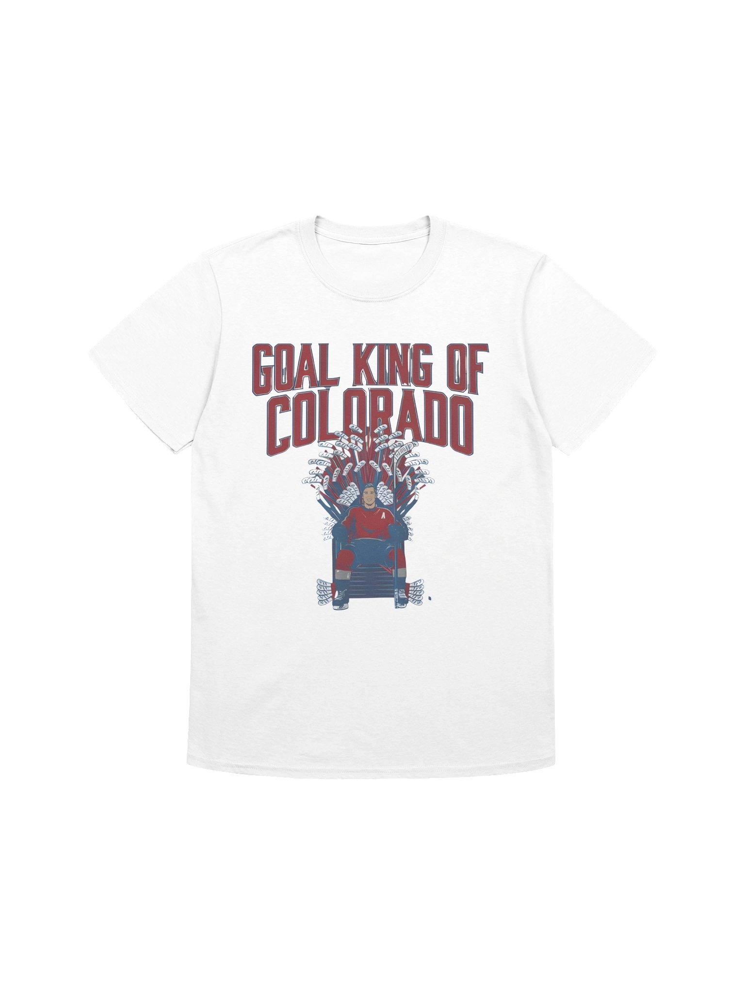 Nathan MacKinnon Goal King of Colorado Premium NHL Fan Shirt product image (1)