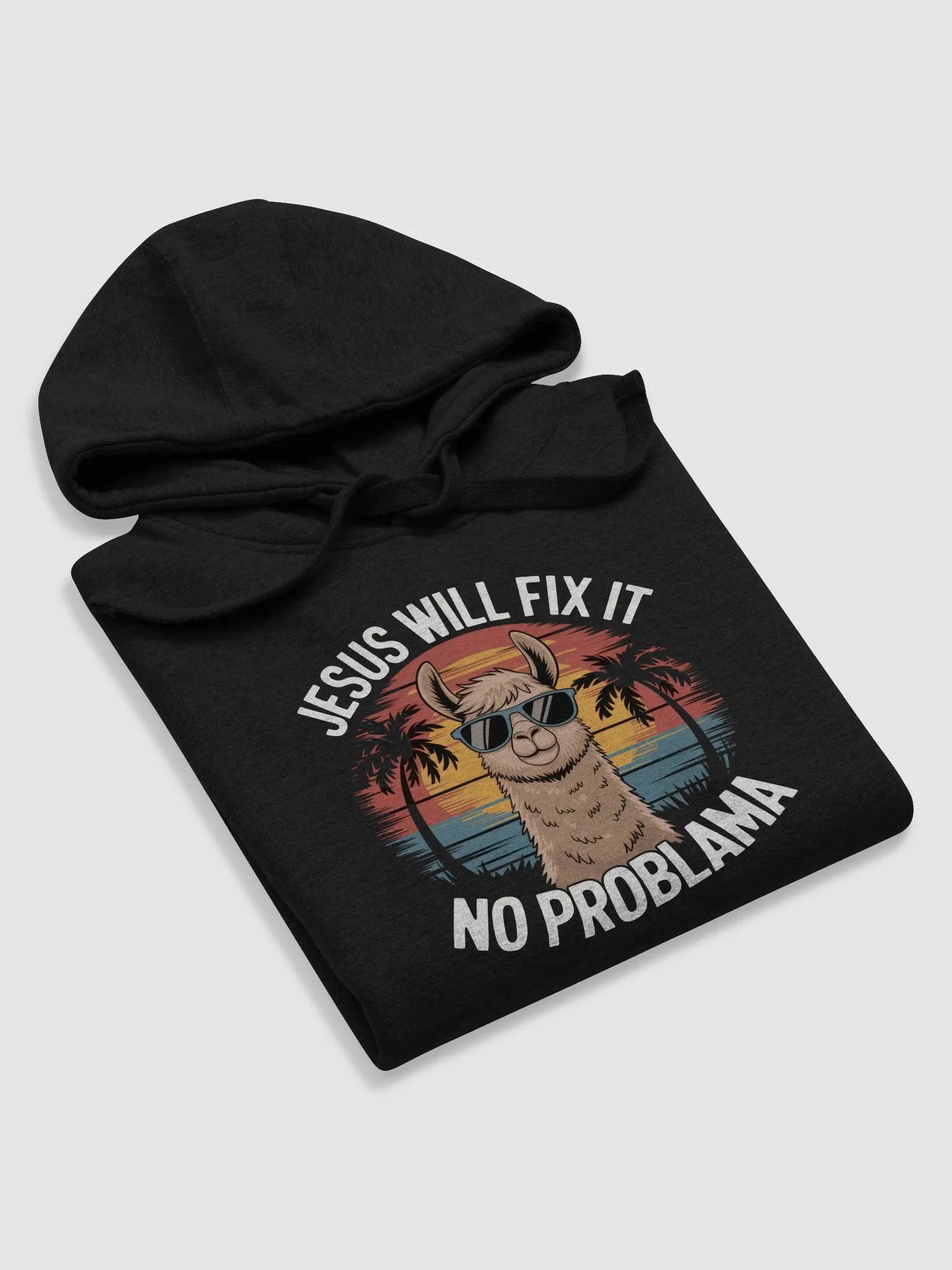 Jesus will fix it Llama Hoodie product image (5)