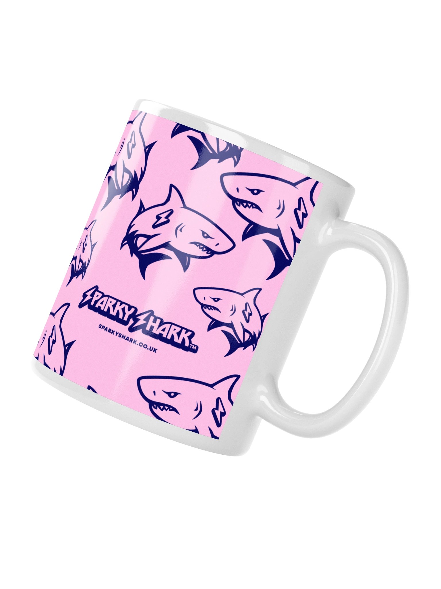 Giant Shark Pattern Mug Pink product image (4)