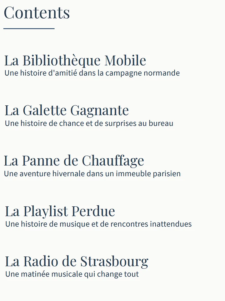 Winter in France: Short French Stories - Volume 1 product image (2)