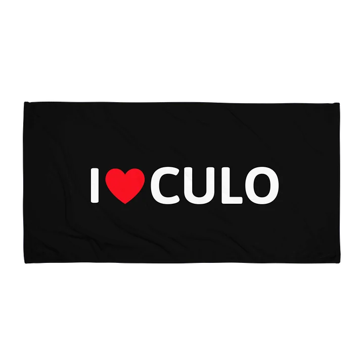 I ♥️ CULO towel product image (1)